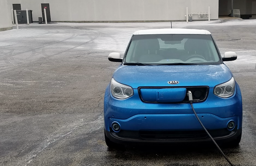 Kia Soul EV charging