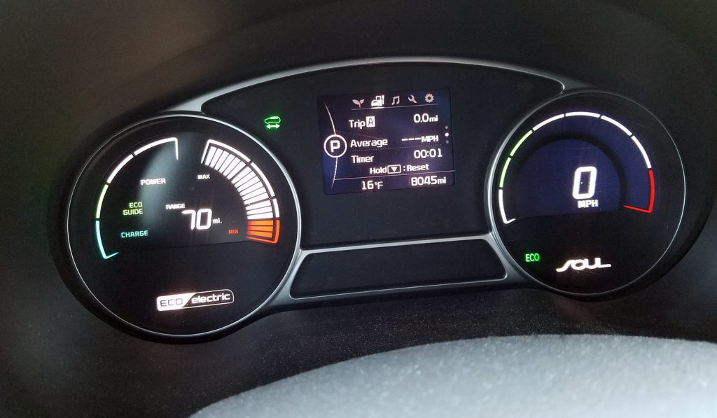 Kia Soul EV cold-weather range, Cold Impact on Range