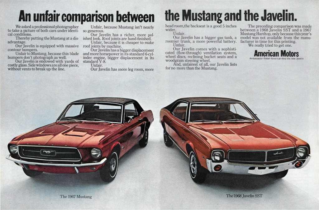 1968 AMC Javelin Ad 