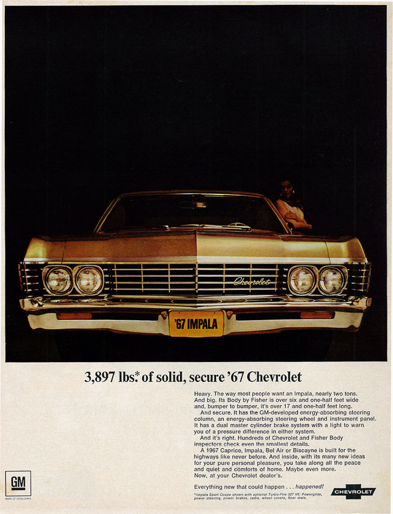 1967 Chevrolet Impala Ad
