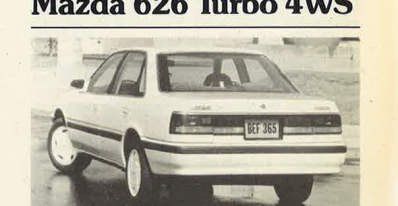 1988 Mazda 626 Turbo 4WS
