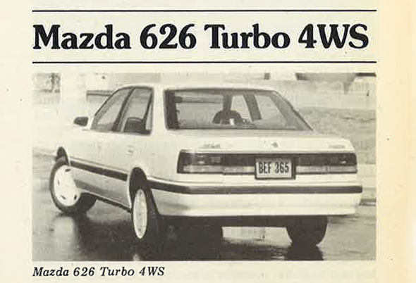 1988 Mazda 626 Turbo 4WS