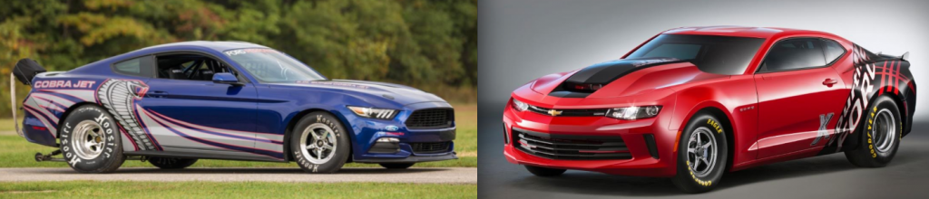 Cobra Jet Mustang and COPO Camaro 