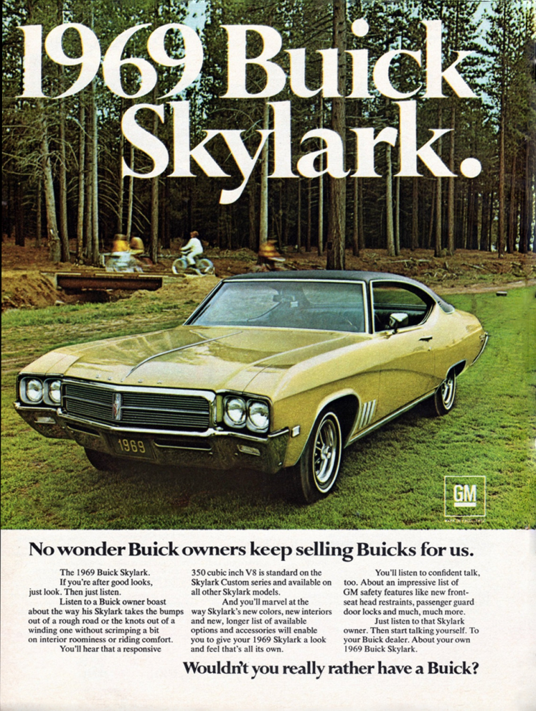 1969 Buick Skylark Ad 
