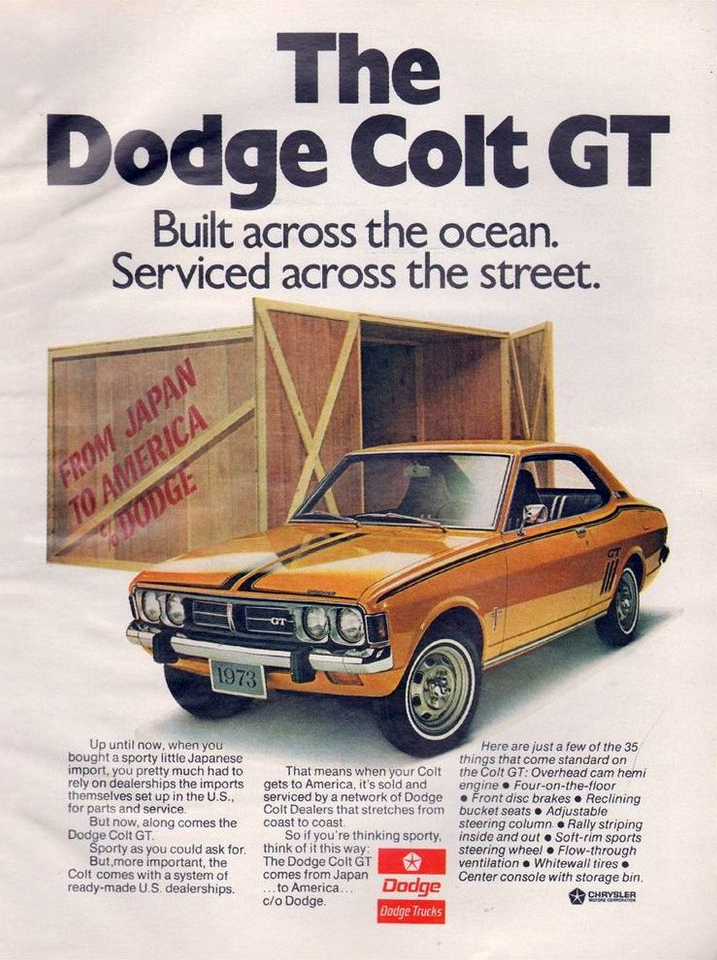 1973 Dodge Colt GT Ad 
