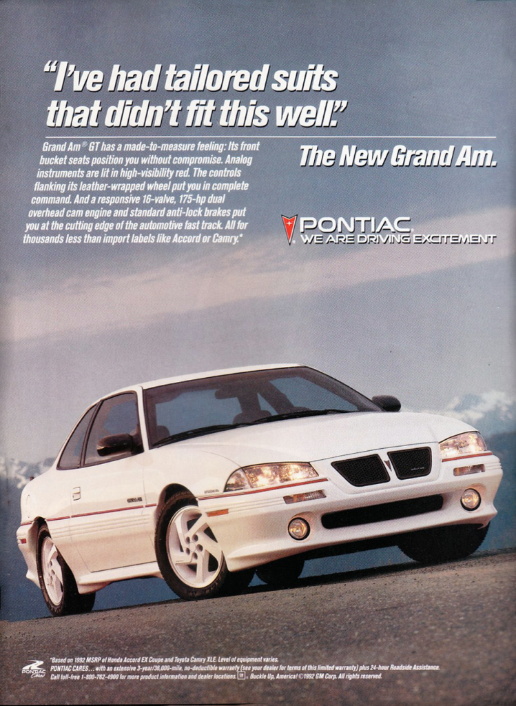 1992 Pontiac Grand Am GT 