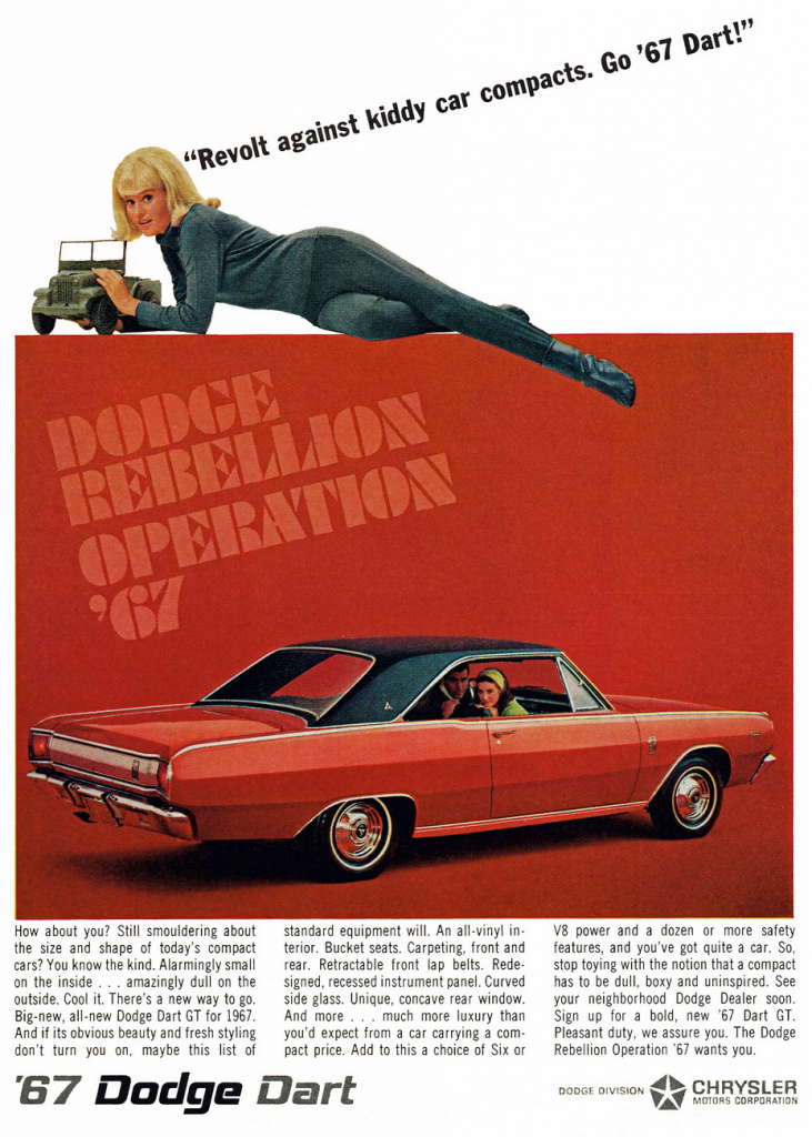 1967 Dodge Dart GT Ad 