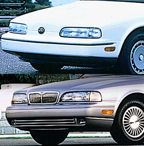 Q45 with and without grille 