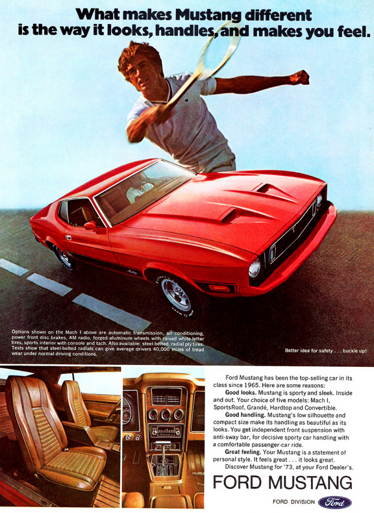 1973 Ford Mustang Ad 