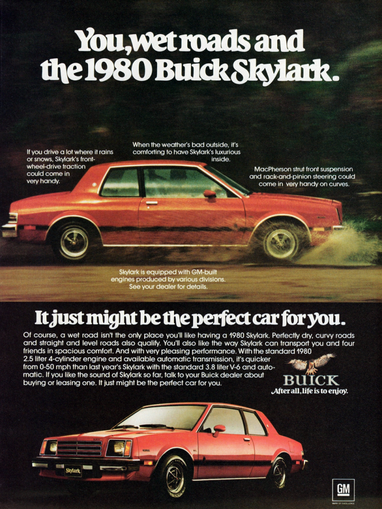 1980 Buick Skylark Ad 