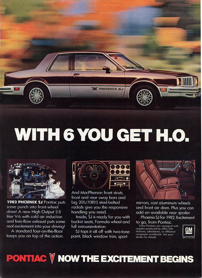 1982 Pontiac Phoenix Ad 