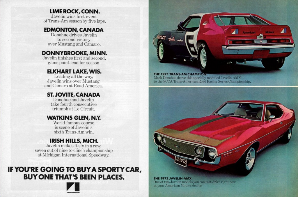 1972 AMC Javelin Ad 