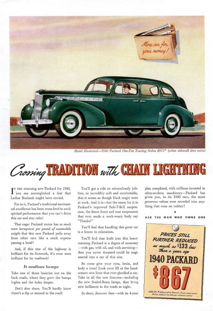 1940 Packard Ad 