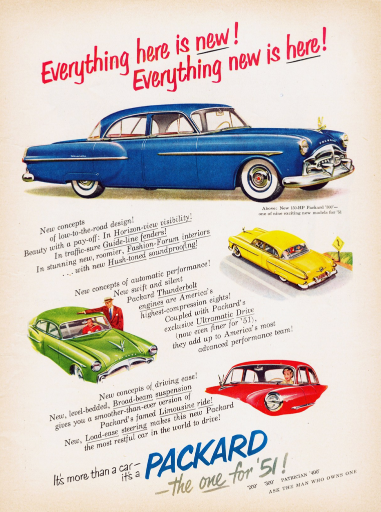 1951 Packard Ad 