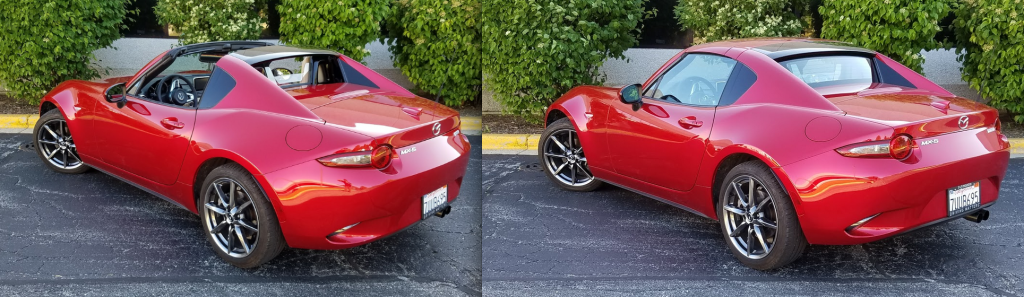 2017 Mazda MX-5 Top up and Down RF