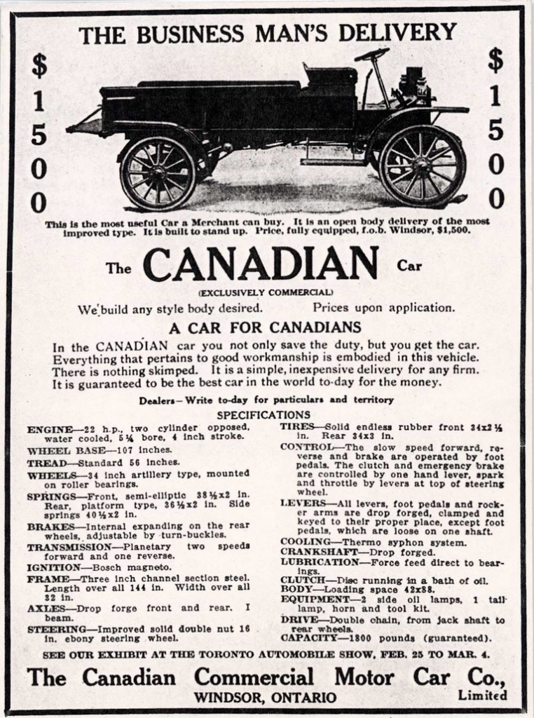 1911 Canadian Ad