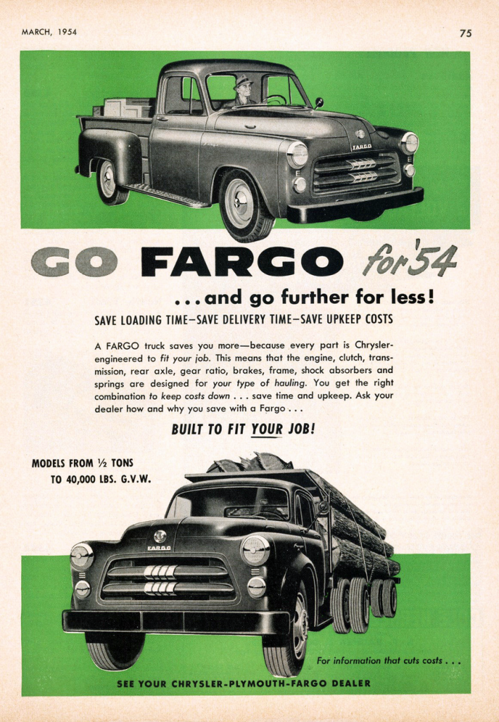 1954 Fargo Ad