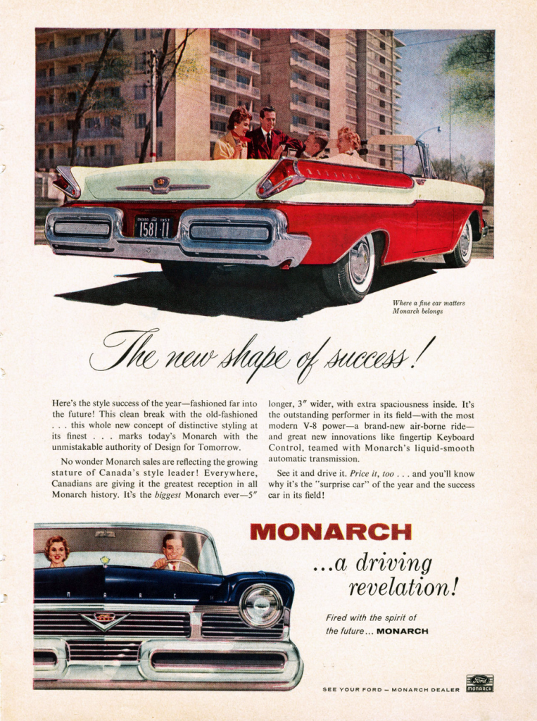 1957 Monarch Ad