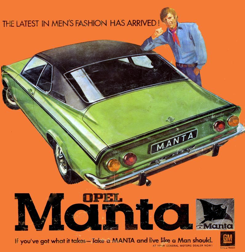 1970 Opel Manta Ad 