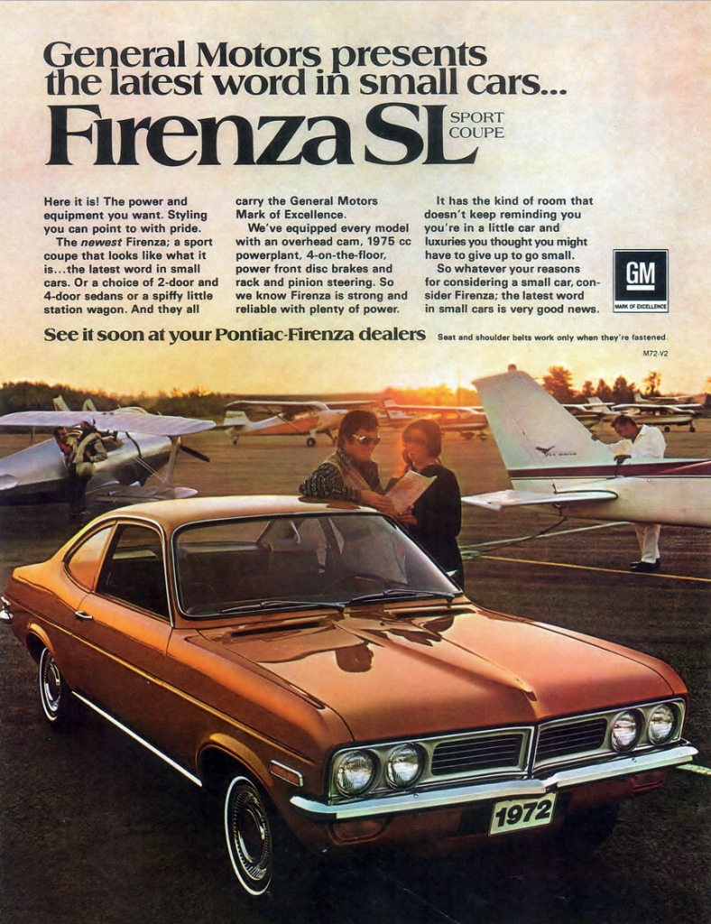 1972 Firenza Ad 