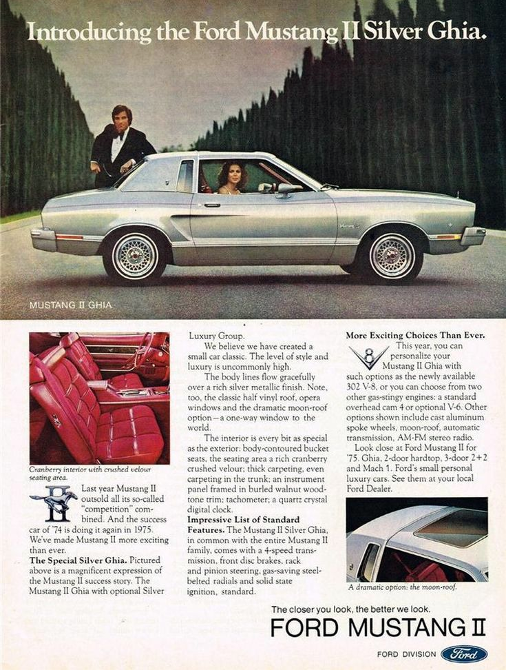 1975 Ford Mustang Ad 