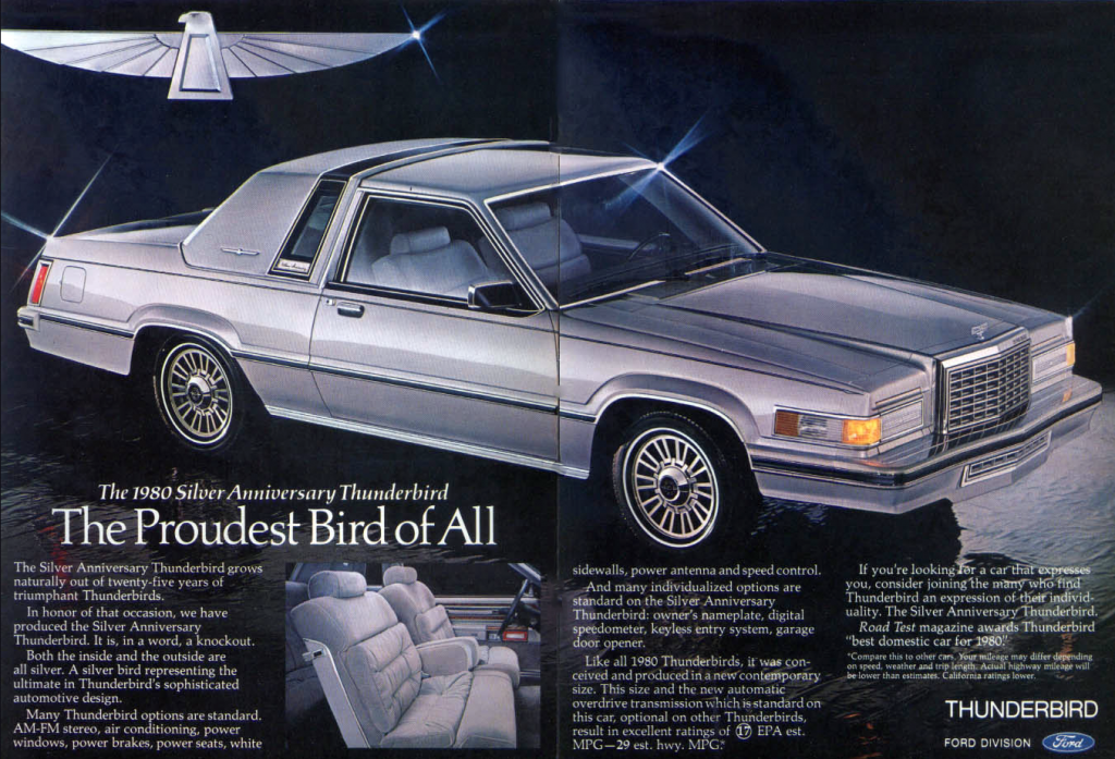 1980 Ford Thunderbird, 25th Anniversary Edition 
