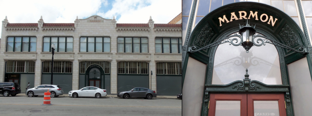 Marmon showroom at 2232 S. Michigan, Chicago’s Historic Motor Row