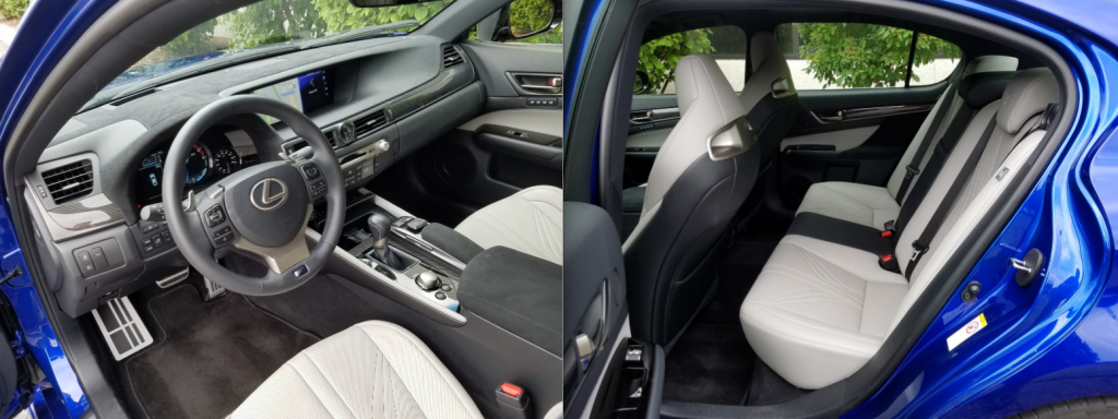 2017 Lexus GS F cabin 