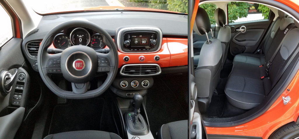 2017 Fiat 500X cabin 