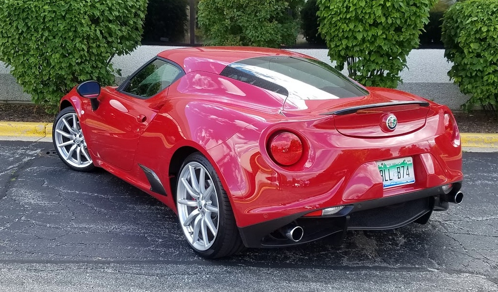 2017 Alfa Romeo 4C Coupe, Rear View