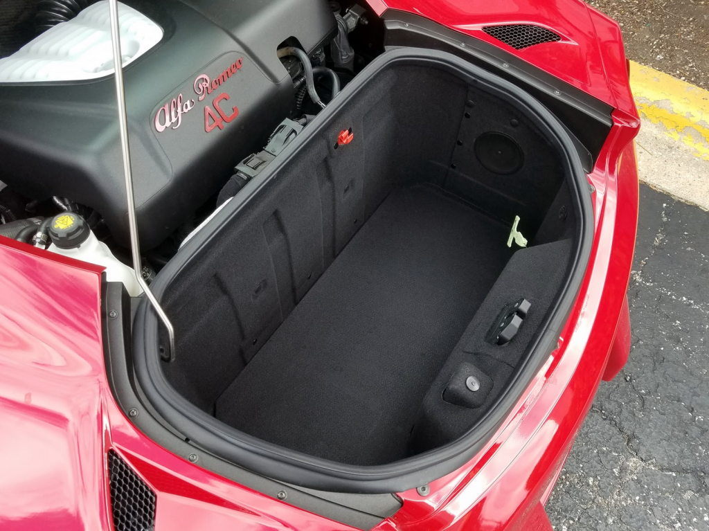 Alfa 4C Cargo Area 