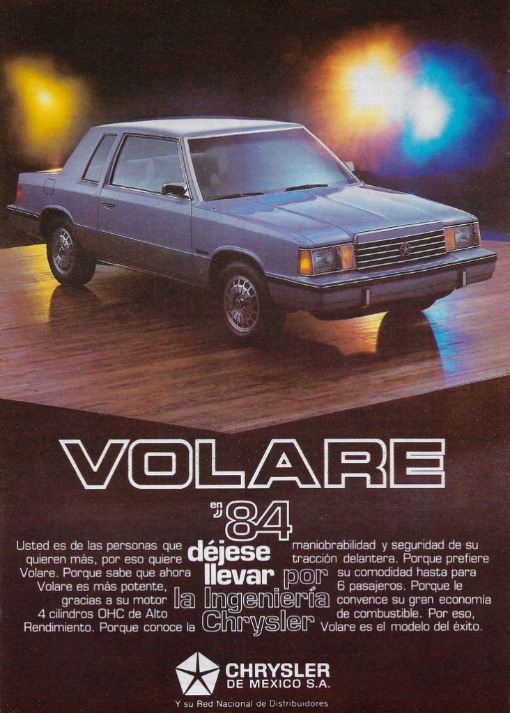 1984 Chrysler Volare Ad