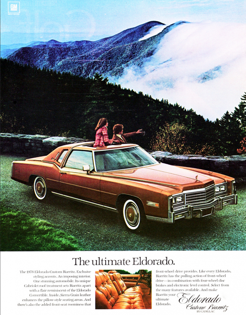 1978 Cadillac Eldorado Ad 