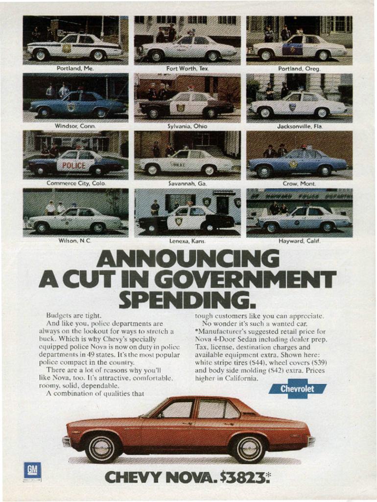 1978 Chevrolet Ad 