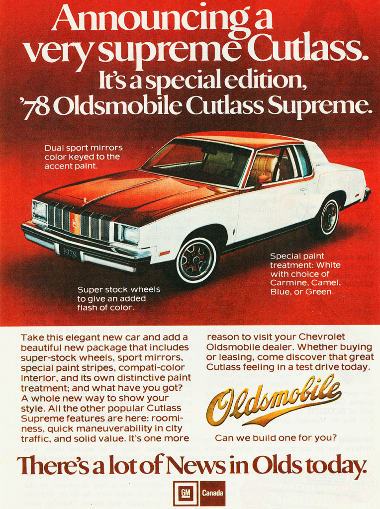 1978 Oldsmobile Cutlass Supreme 