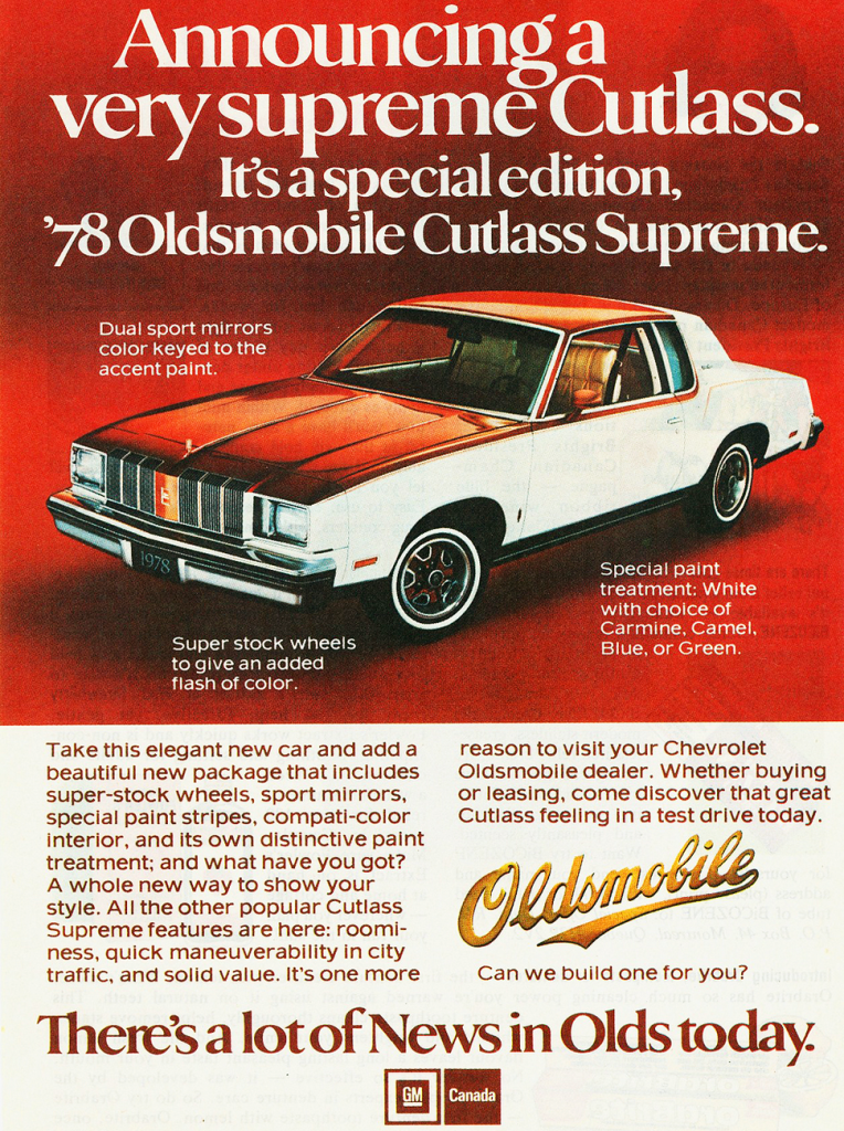 1978 Oldsmobile Cutlass Supreme