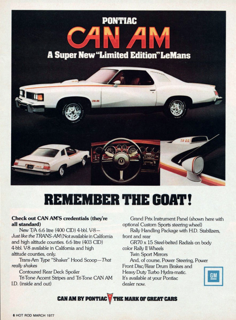 1977 Pontiac LeMans Can Am 