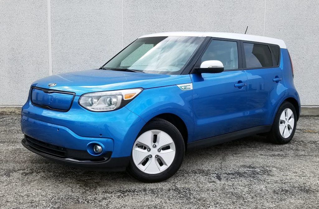 Kia Soul EV, Blue 