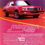 1984 Chrysler Magnum 400 Ad (Mexico)