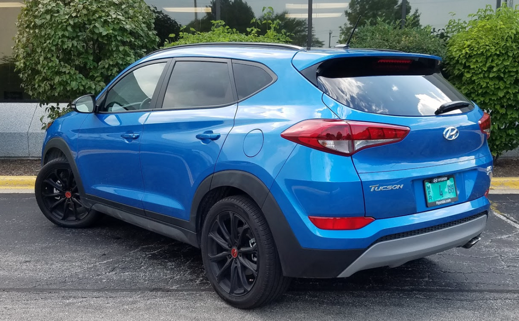 2017 Hyundai Tucson in Caribbean Blue