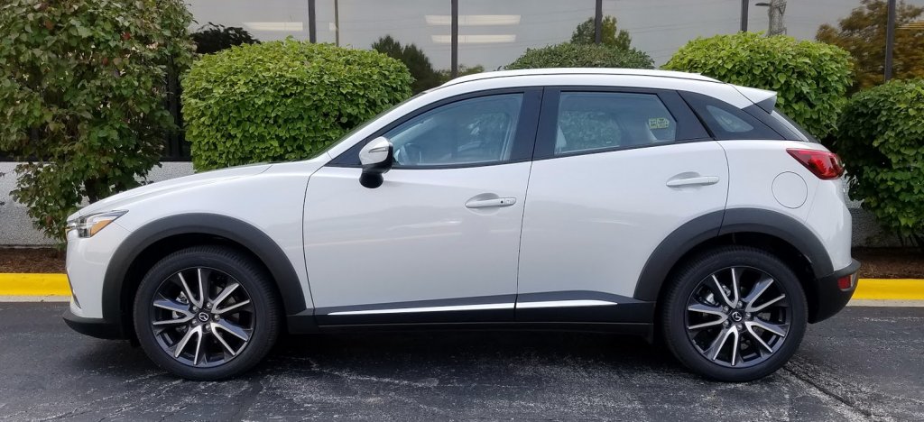 2018 CX-3, profile, white 