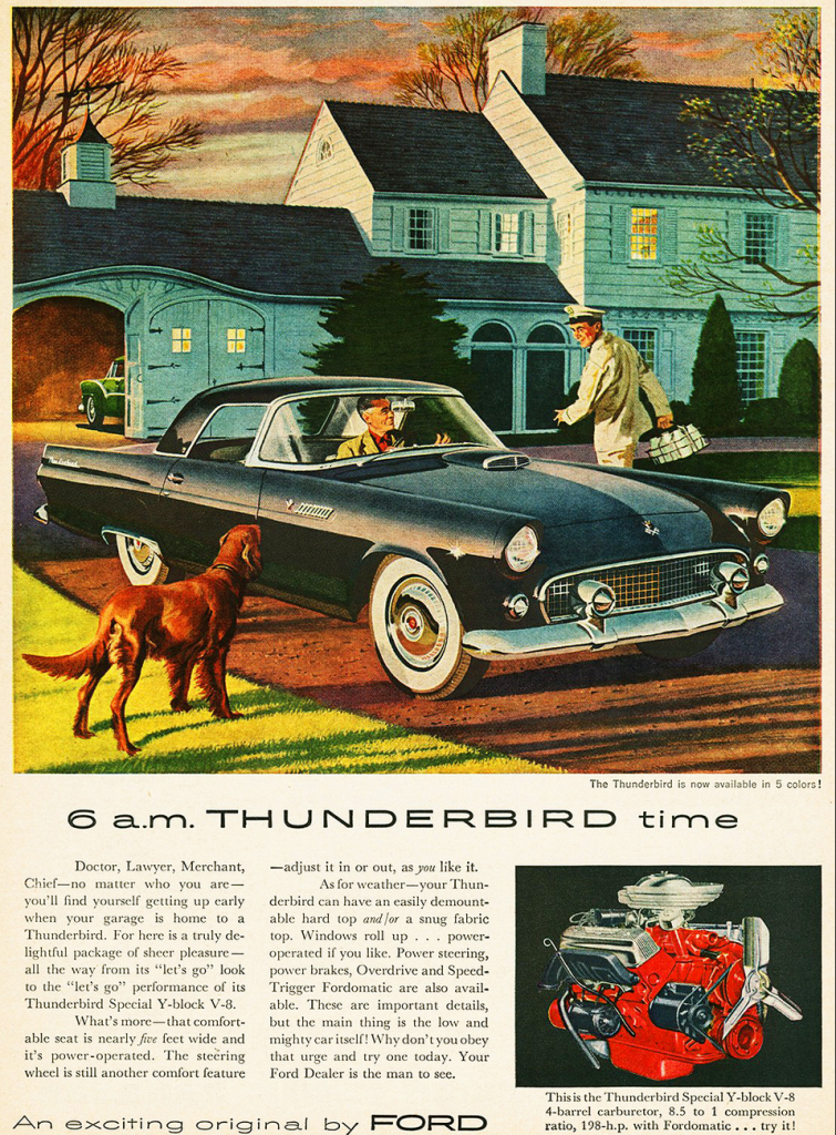 1955 Ford Thunderbird Ad 