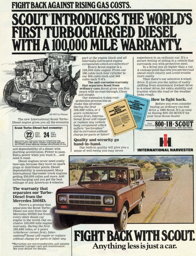 1980 International Scout Ad 