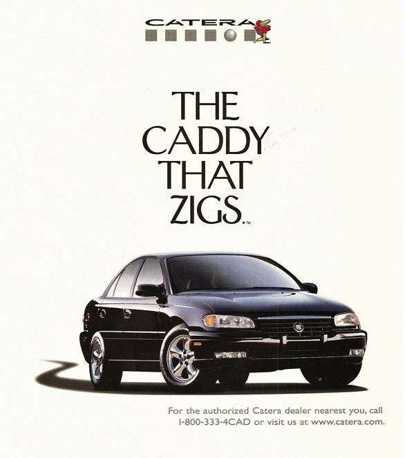 1997 Cadillac Catera Ad