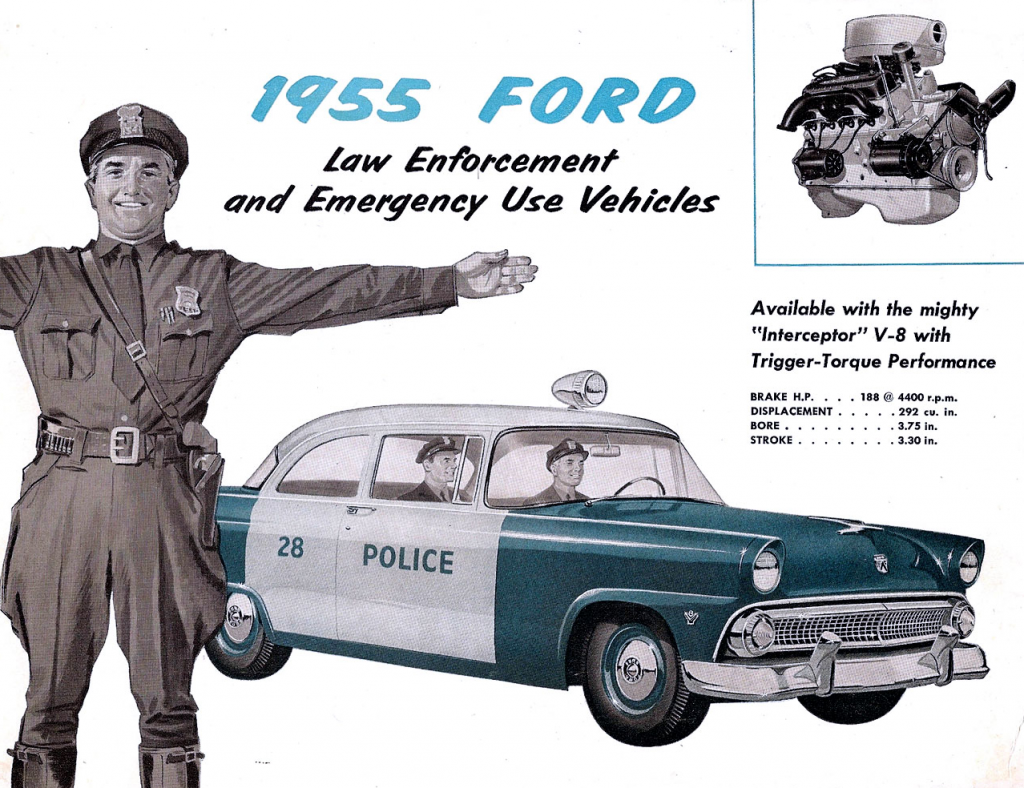 1955 Ford Police Vehicle Brochure 