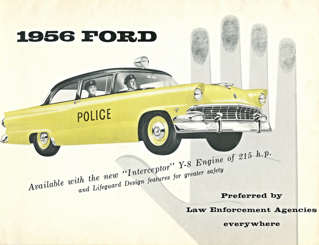 1956 Ford Police Brochure