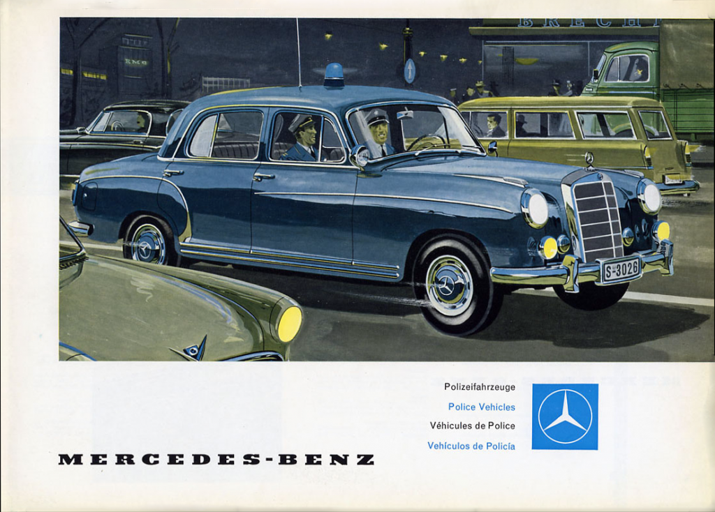 1956 Mercedes-Benz Police-Vehicle Brochure