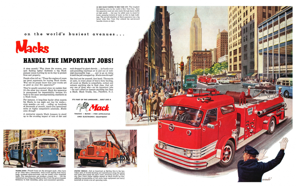 1957 Mack Truck Fire Truck