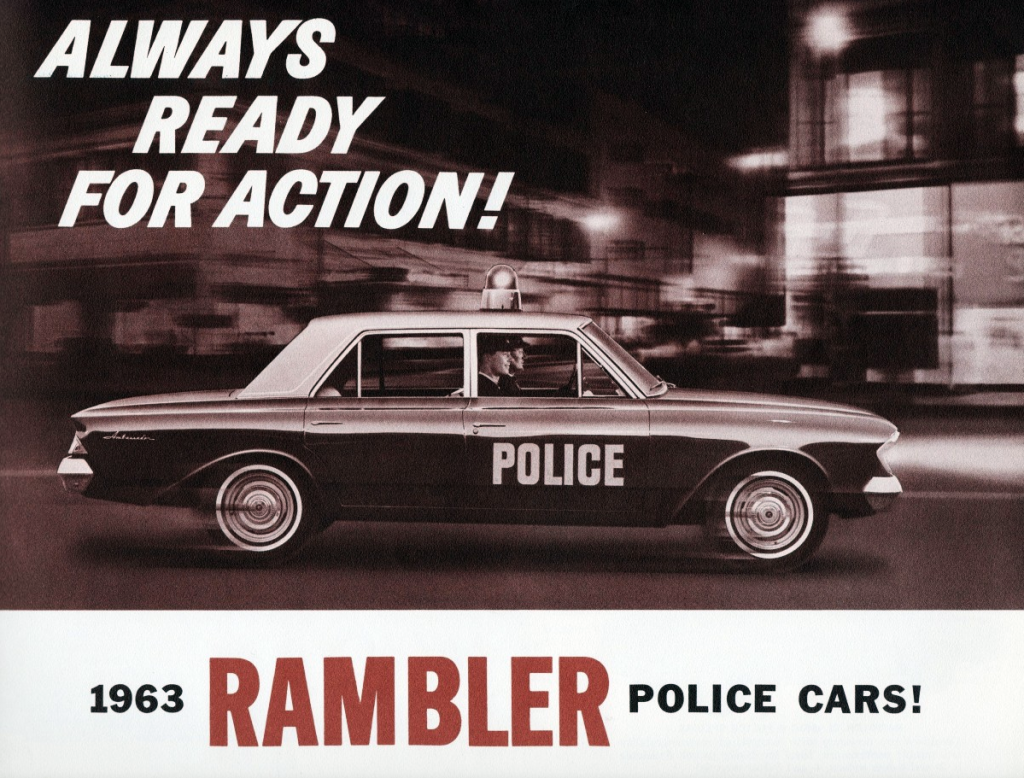 1963 Rambler Police Vehicle Brochure 