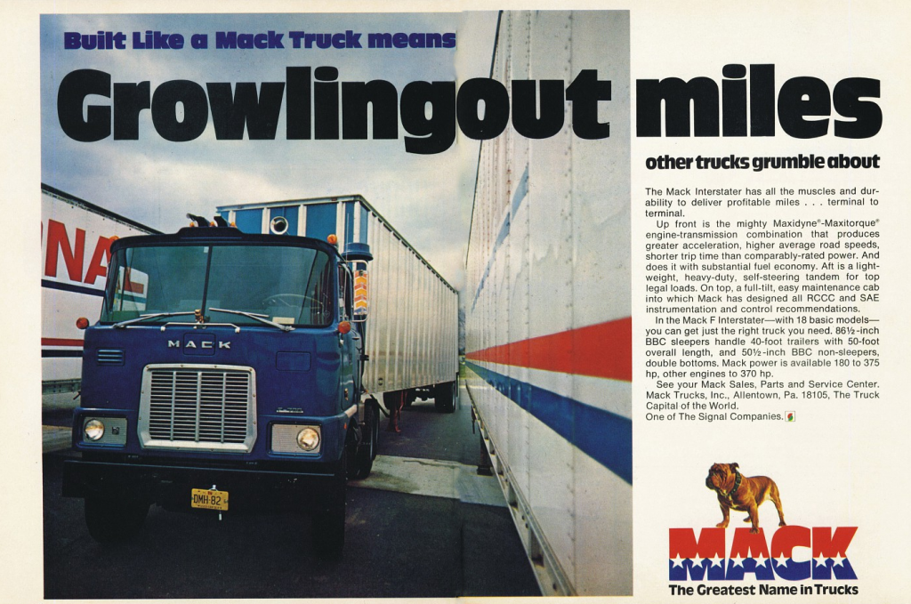 1974 Mack Truck Ad 